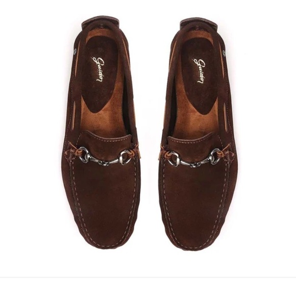 GUIDO driving loafer chocolate brown suede leather 2409 42 / 10 main image 9